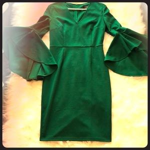 Bell Sleeve Party Dress